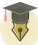 Íconos decorativos relacionados con comprensión lectora y escritura académica.