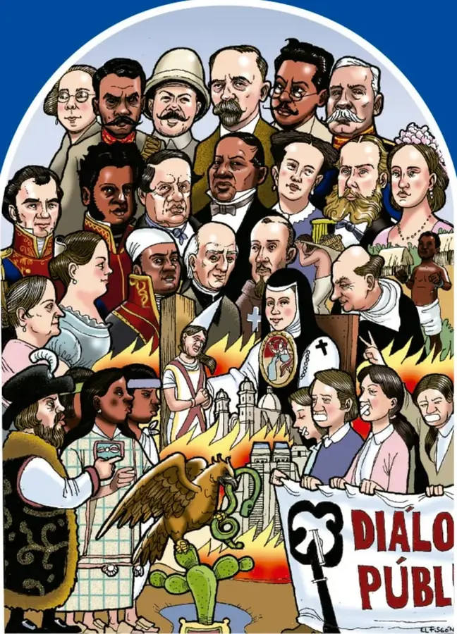 Figura 1 de Historia del pueblo mexicano. Libro de Educación Secundaria Grado 1° Ciclo Escolar 2025 - 2026