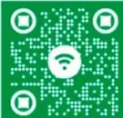 Código QR verde con enlace bit.ly/4aVklhM sobre la estructura de una revista de divulgación.