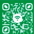 Código QR verde con enlace a la guía de elaboración de videoblog