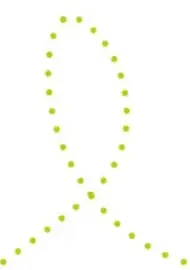 Línea decorativa de puntos verdes en forma de onda que acompaña los subtítulos de la página.