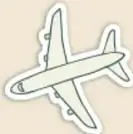 Ilustración de un avión de papel con líneas de movimiento.