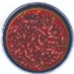 Frijoles que representan al grupo de las leguminosas.