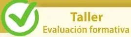 Encabezado de un taller de evaluación formativa.