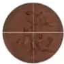 Fotografía del reverso de una medalla de cobre: Centenario de la Independencia de México, 1910, diámetro 50 mm, Colección Casa de Moneda de México, Museo Numismático Nacional.