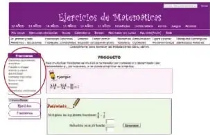 Captura que muestra un ejercicio propuesto para resolver en la plataforma.
