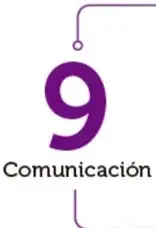 Números grandes de colores (7 verde, 8 verde, 9 morado, 10 naranja, 11 naranja, 12 naranja) unidos por una línea continua que indica la secuencia de las fases, con su título debajo de cada número.