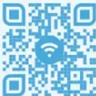 Código QR con símbolo de wifi: 'Disponible en http://bit.ly/35VU5hl' (SIPINNA, material contra el maltrato infantil).