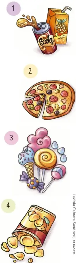 Varios dulces: piruletas, algodón de azúcar y paletas.