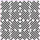 Ejemplo visual de un diseño geométrico decorativo formado por numerosas rectas paralelas y perpendiculares.
