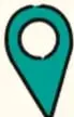 Ícono de un pin de ubicación verde.