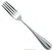 Tenedor de metal (alternativa B de la pregunta 5).