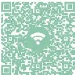 Código QR verde con enlace al Manual de huertos sostenibles en casa (https://acortar.link/eUFaNY).