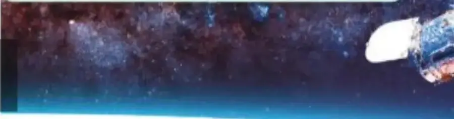 Imagen de la Tierra vista desde el espacio, con el telescopio espacial Hubble en órbita.