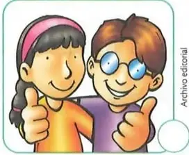 Dos niños se presentan y se preguntan sus nombres.