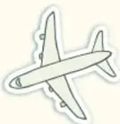Ilustración de un avión de papel.