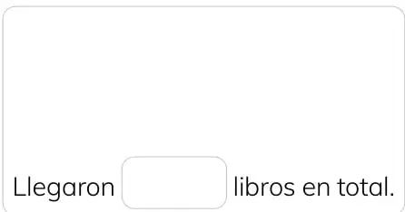 Material concreto que representa 253 libros: 2 placas de centenas, 5 barras de decenas y 3 cubos de unidades.