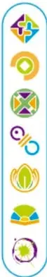 Recuadro con siete íconos de colores que representan los Ejes articuladores: Inclusión, Pensamiento crítico, Interculturalidad crítica, Igualdad de género, Vida saludable, Apropiación de las culturas a través de la lectura y la escritura, y Artes y experiencias estéticas.