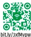 Código QR verde con enlace bit.ly/3xfMvpw a fuentes sobre representación e interpretación de gráficas y ejemplos de ácidos y bases