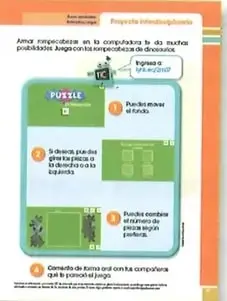 Presenta ejemplos de un proyecto interdisciplinario y una actividad relacionada con el uso de las TIC.