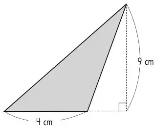 Triángulo ABC rectángulo en C, con AB = 10 cm, AC = 8 cm y BC = 6 cm.