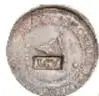 Fotografía del anverso de una Moneda Realista de Fernando VII de 8 reales en plata.