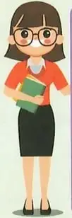 Ilustración de una mujer con anteojos sosteniendo libros junto a un recuadro de Competencia comunicacional