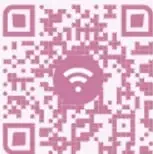 Tres códigos QR en rosa para consultar Pictotraductor, Pictoaplicaciones y el Centro Aragonés para la Comunicación Aumentativa y Alternativa.