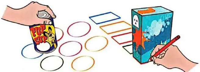 Ejemplos de figuras reproducidas mediante cuadrículas.