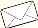 Sobre de carta, ícono de la sección Communication.