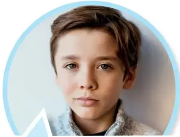 Fotografía de un niño (Declan).