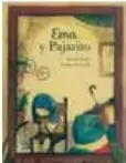 Portada del libro "Ema y el pajarito" con ilustración de una niña y un pajarito.