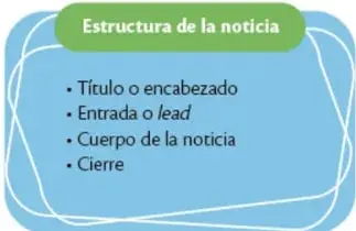 Recuadro verde 'La nota informativa debe ser' con cuatro características