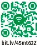 Código QR verde con el enlace bit.ly/45mt62Z para el recurso informático sobre el Estado mexicano y el Cardenismo.