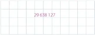 Cuadrículas para resolver una multiplicación y una división.