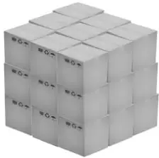 Caja de 5 cm × 10 cm × 5 cm