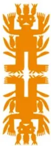 Logotipo del libro con la frase 'De lo humano y lo comunitario' formado por figuras humanas entrelazadas en colores azul, verde y amarillo.