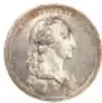 Medalla de plata (anverso) de Carlos IV, Exaltación al Trono, Ciudad de México, 1789, Colección Casa de Moneda de México, Museo Numismático Nacional; diámetro 45 mm.