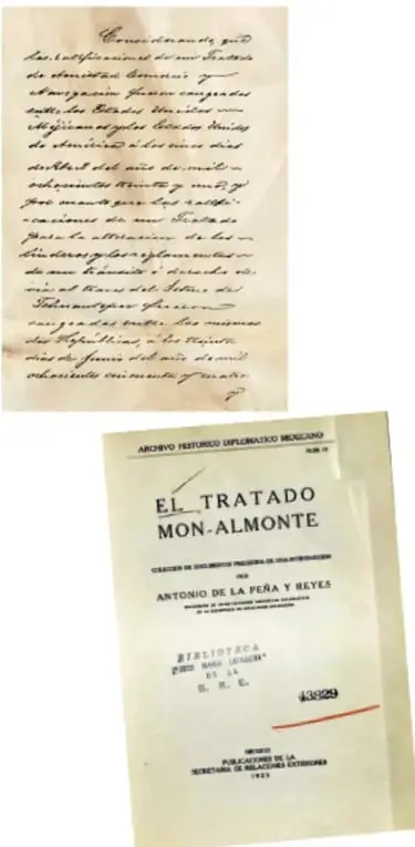 Fotografía de un manuscrito antiguo con escritura cursiva, probablemente una carta o documento de la época.
