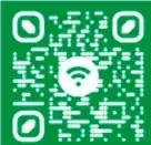 Código QR verde con enlace bit.ly/4435LT6 sobre características del póster monográfico ilustrado.