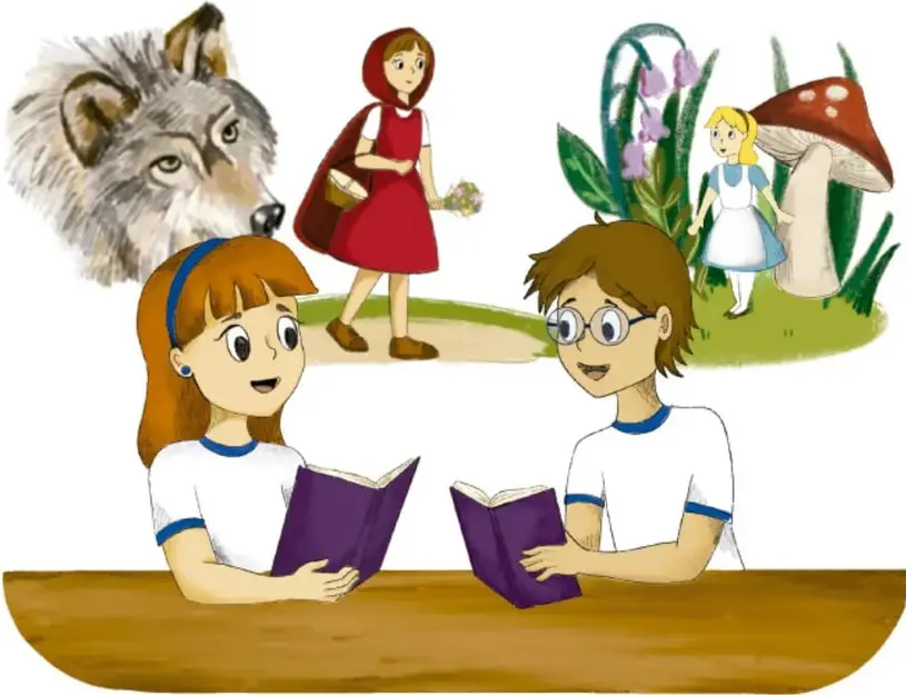 Logotipo de un personaje prehispánico con tocado, sentado y con un libro.