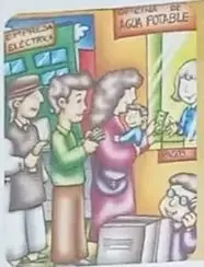 Ilustración de una calle con autos que tocan bocinas.