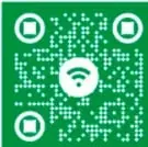 Código QR verde que enlaca a información sobre el recital multilingüístico.