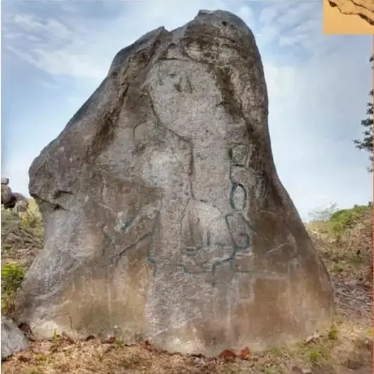 La Piedra del Soldado de Pijijiapan, Chiapas: gran roca con relieves.