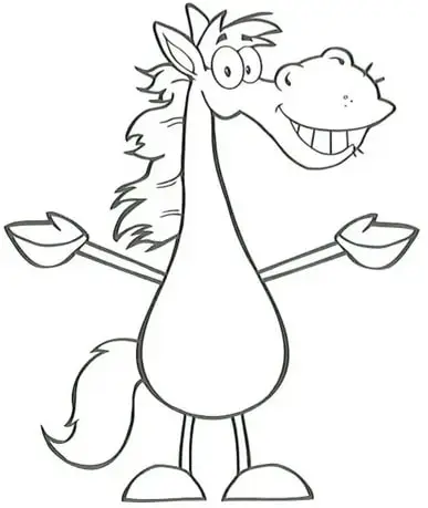 Dibujo de un animal parecido a un dragón.