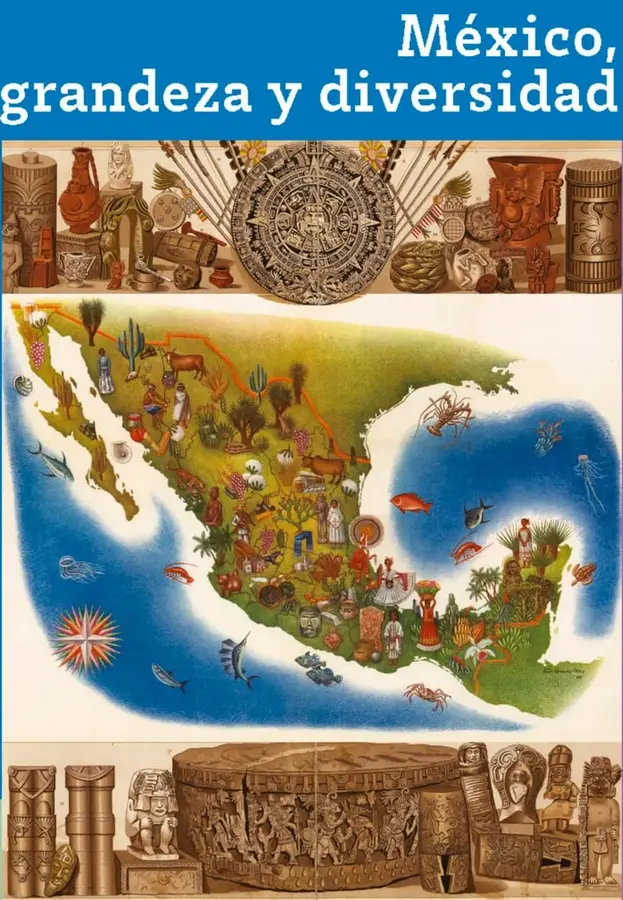 Figura 1 de Nuestros saberes: México, grandeza y diversidad. Libro de Educación Primaria Grado 4° Ciclo Escolar 2025 - 2026