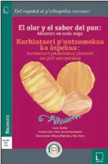 Portada del libro El olor y el sabor del pan con panes tradicionales mexicanos.