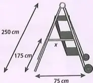 Segmento AB de 10 cm y una semirrecta auxiliar para dividirlo en siete partes iguales.