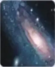Imagen de una galaxia asociada con la sección interdisciplinaria de matemática y astronomía.