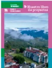 Cuatro íconos que representan los campos formativos: Lenguajes, Saberes y pensamiento científico, Ética naturaleza y sociedades, De lo humano y lo comunitario.